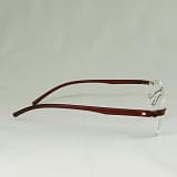 Jupiter Lens Eyeglasses Rim less frame Brown