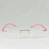 Jupiter Lens Eyeglasses Rim less frame Pink