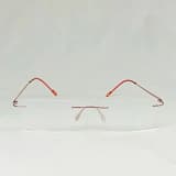 Jupiter Lens Eyeglasses Rim less frame Rose Gold