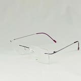 Jupiter Lens Eyeglasses Rim less frame Purple
