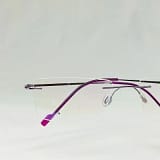 Jupiter Lens Eyeglasses Rim less frame Purple