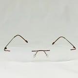 Jupiter Lens Eyeglasses Rim less frame Brown