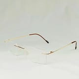 Jupiter Lens Eyeglasses Rim less frame Gold