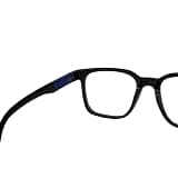 Jupiter Lens Eyeglasses Frame Rectangle Black Blue