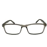 Jupiter Lens Eyeglasses Frame Rectangle Light Brown Transparent