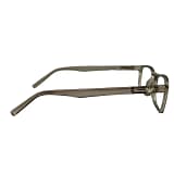 Jupiter Lens Eyeglasses Frame Rectangle Light Brown Transparent