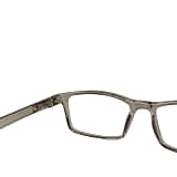 Jupiter Lens Eyeglasses Frame Rectangle Light Brown Transparent