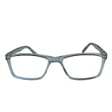 Jupiter Lens Eyeglasses Frame Rectangle Light Blue Transparent