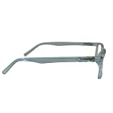 Jupiter Lens Eyeglasses Frame Rectangle Light Blue Transparent