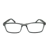 Jupiter Lens Eyeglasses Frame Rectangle Light Grey Transparent