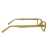 Jupiter Lens Eyeglasses Frame Rectangle Matte Orange Transparent