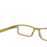 Jupiter Lens Eyeglasses Frame Rectangle Matte Orange Transparent