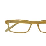 Jupiter Lens Eyeglasses Frame Rectangle Matte Orange Transparent
