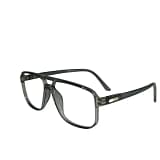 Jupiter Lens Eyeglasses Frame Aviator Grey Transparent