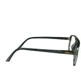 Jupiter Lens Eyeglasses Frame Aviator Grey Transparent