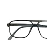 Jupiter Lens Eyeglasses Frame Aviator Grey Transparent