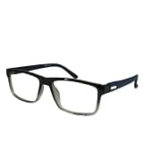 Jupiter Lens Eyeglasses Frame Rectangle Black Grey Transparent