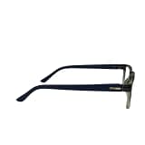 Jupiter Lens Eyeglasses Frame Rectangle Black Grey Transparent