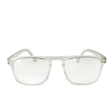 Jupiter Lens Eyeglasses Frame Square White Transparent
