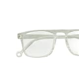 Jupiter Lens Eyeglasses Frame Square White Transparent