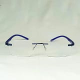 Jupiter Lens Eyeglasses Rim less frame Blue