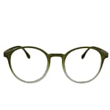 Jupiter Lens Anti Glare Blue Block Eyeglasses Transparent Green and White
