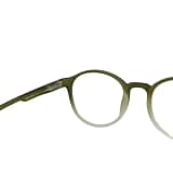 Jupiter Lens Anti Glare Blue Block Eyeglasses Transparent Green and White
