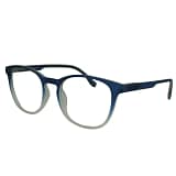 Jupiter Lens Anti Glare Blue Block Eyeglasses Transparent Blue and White