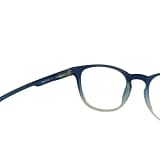 Jupiter Lens Anti Glare Blue Block Eyeglasses Transparent Blue and White