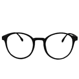 Jupiter Lens Anti Glare Blue Block Eyeglasses Transparent Black