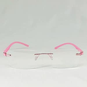 Jupiter Lens Eyeglasses Rim less frame Pink