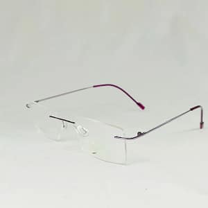 Jupiter Lens Eyeglasses Rim less frame Purple