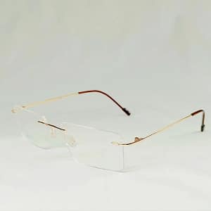 Jupiter Lens Eyeglasses Rim less frame Gold