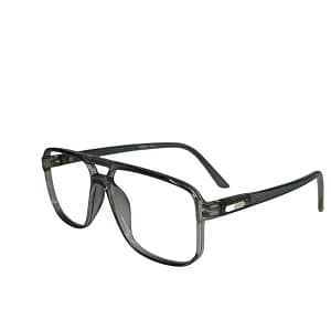 Jupiter Lens Eyeglasses Frame Aviator Grey Transparent