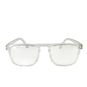 Jupiter Lens Eyeglasses Frame Square White Transparent