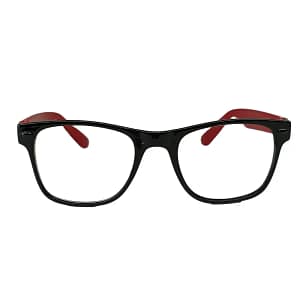 Jupiter Lens Eyeglasses Frame Red and Black