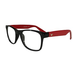 Jupiter Lens Eyeglasses Frame Red and Black
